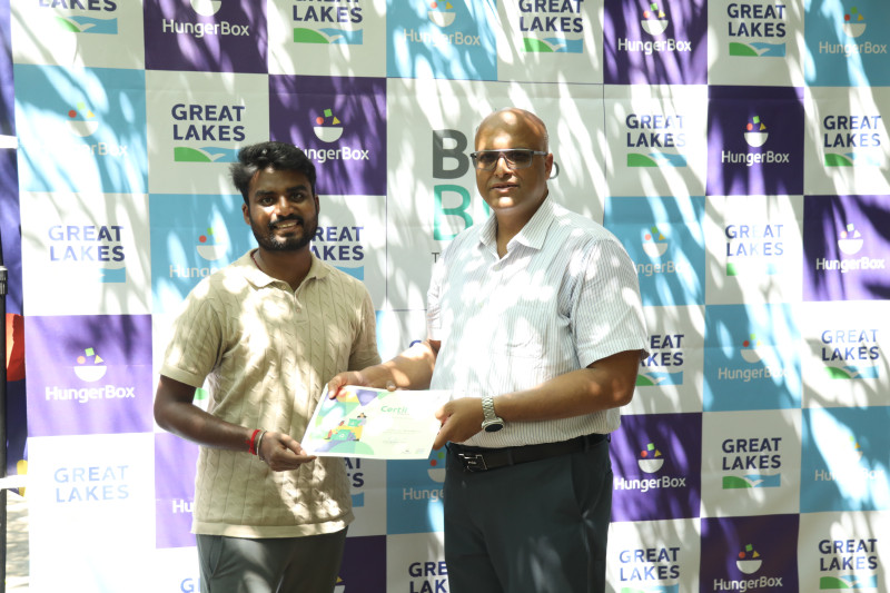 HungerBox Partners with Great Lakes Institute to Launch 'Bin to Bite' Sustainability Drive decoding=