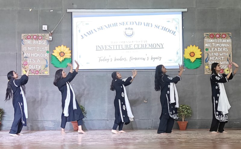Jamia Senior Secondary School Holds Investiture Ceremony 2025 with Grandeur