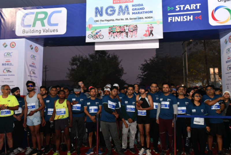 3000+ Participants Celebrate Fitness and Community Engagement at Noida Grand Marathon 8th Edition Organised by CRC decoding=
