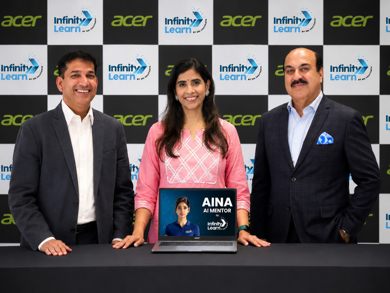 Acer, Intel and Infinity Learn Introduce India's First Integrated Ecosystem for NEET CBT Readiness; Launch India’s First NEET Ready Laptop decoding=