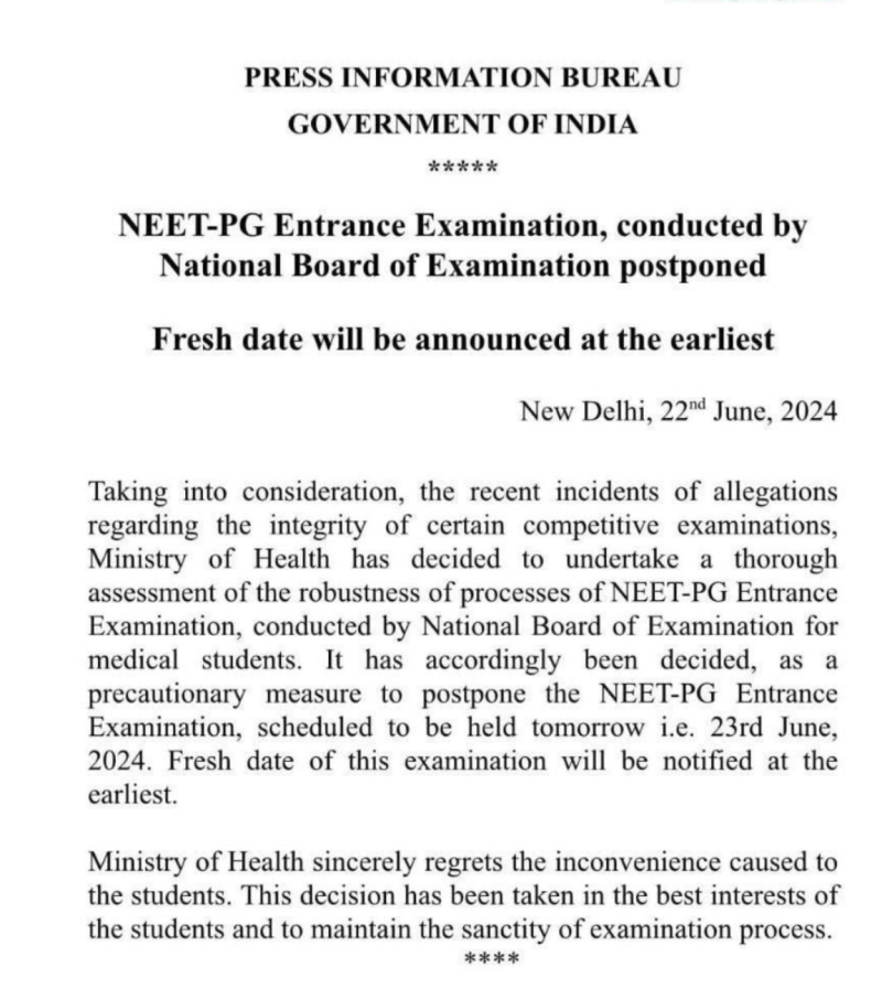 neet-pg-entrance-examination-conducted-by-national-board-of-examination-postponed