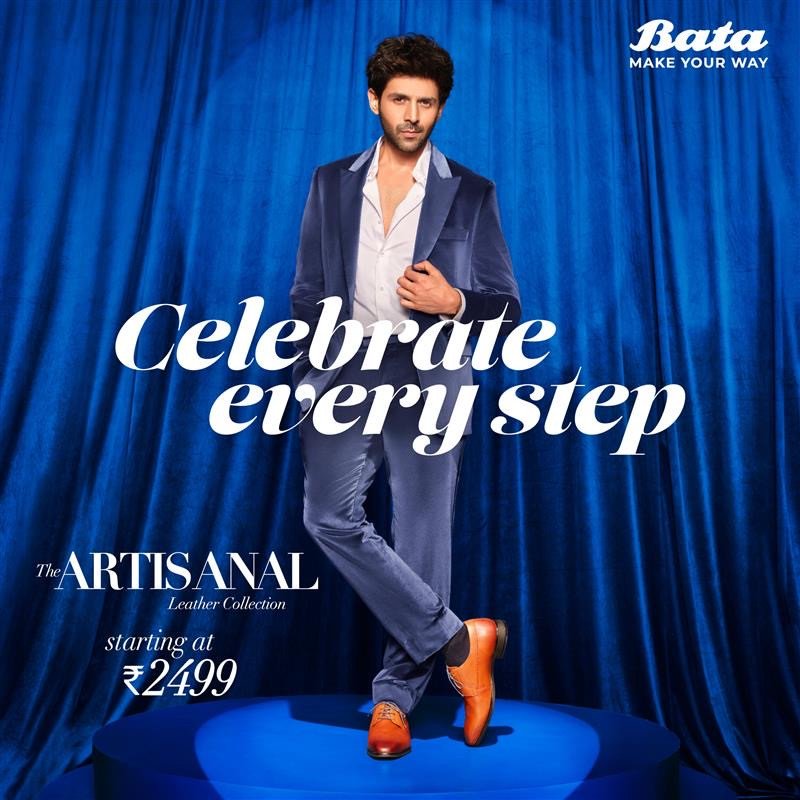 bata-unveils-a-special-festive-collection-and-launches-campaign-celebrate-every-step-featuring-new-indias-icon-kartik-aaryan