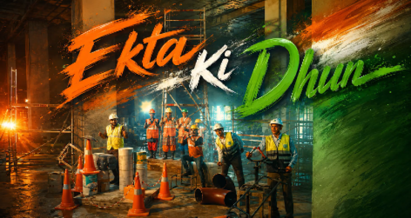 K Raheja Corp presents 'Ekta Ki Dhun', a stomp band musical film celebrating the spirit of unity this Independence Day decoding=