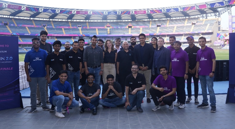 game-changing-idea-focused-on-a-groundbreaking-wireless-stump-camera-system-wins-global-hackathon-at-icc-mens-cricket-world-cup-2023