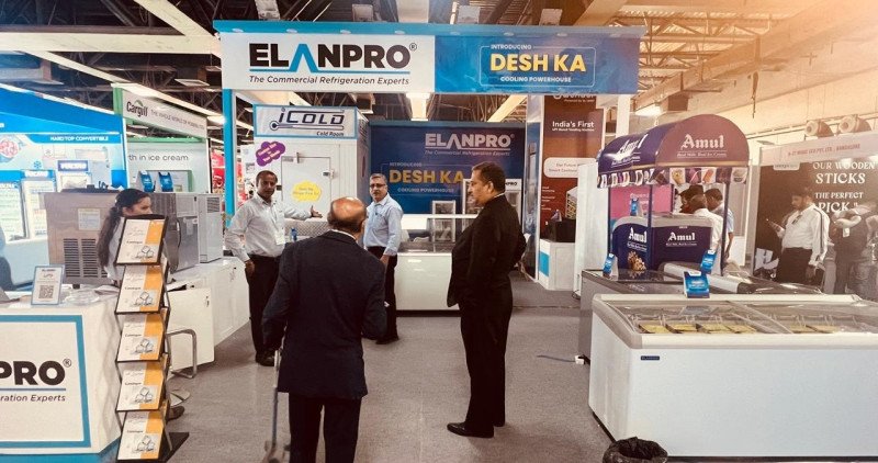 ELANPRO SHOWCASES INNOVATIVE, CLIMATE-RESILIENT REFRIGERATION SOLUTIONS  AT WORLD ICE CREAM EXPO IN NOIDA decoding=