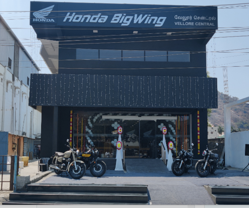 Honda Motorcycle & Scooter India inaugurates BigWing in Vellore (Tamil Nadu) decoding=