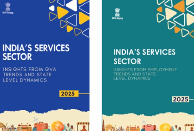 NITI Aayog Launches Inaugural Reports on India’s Services Sector, Highlighting State-Level Growth and Employment Dynamics decoding=