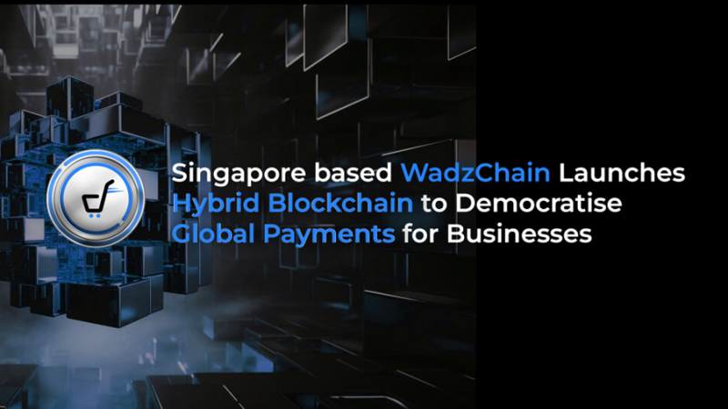 Singapore based WadzChain Launches Hybrid Blockchain to Simplify Global Payments for Businesses decoding=