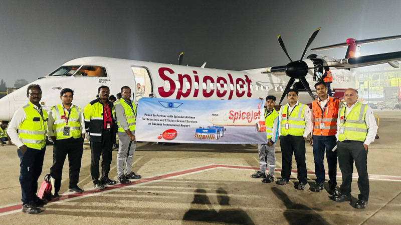 spicejet-entrusts-elebi-india-with-ground-handling-operations-at-chennai-international-airport