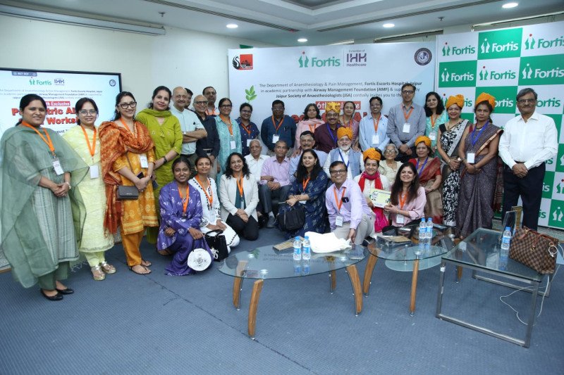 Fortis Escorts Hospital Jaipur Hosts 6th Exclusive Paediatric Airway Seed Workshop to Strengthen Clinical Skills decoding=
