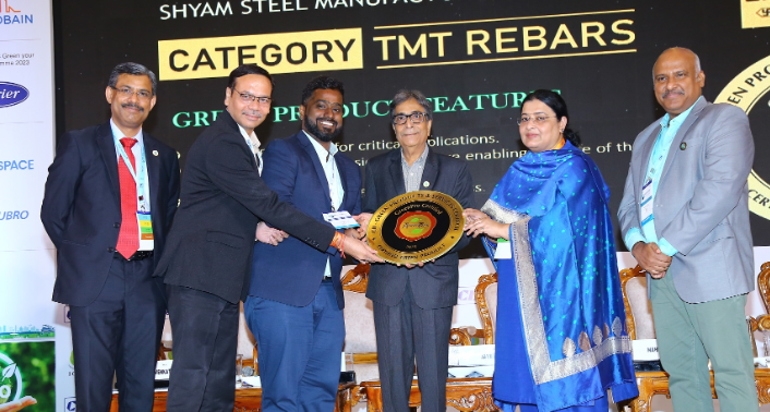 Shyam Steel receives prestigious GreenPro certification decoding=
