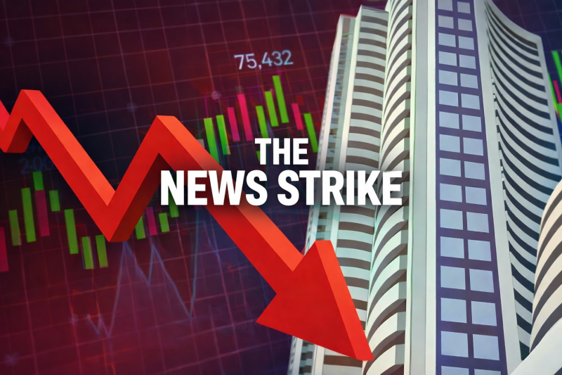 Stock Market Crash Amid U.S.–Iran Tensions: Lloyds, Hexaware Technologies, BSE Tanks 1,386 Points (-1.66%), NSE Slides 406 Points (-1.57%) on Feb. 19 decoding=