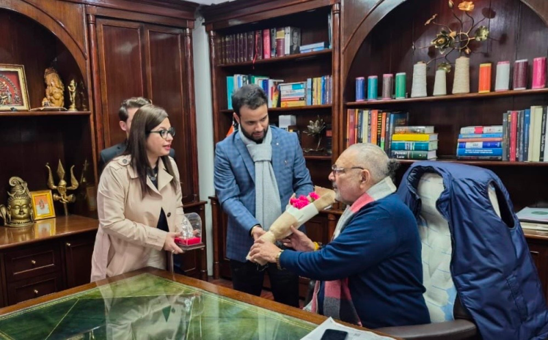 MODIFI India team, meets Hon'ble Minister of Textiles, Sri Giriraj Singh to explore strategic trade finance solutions for Indian textile exporters