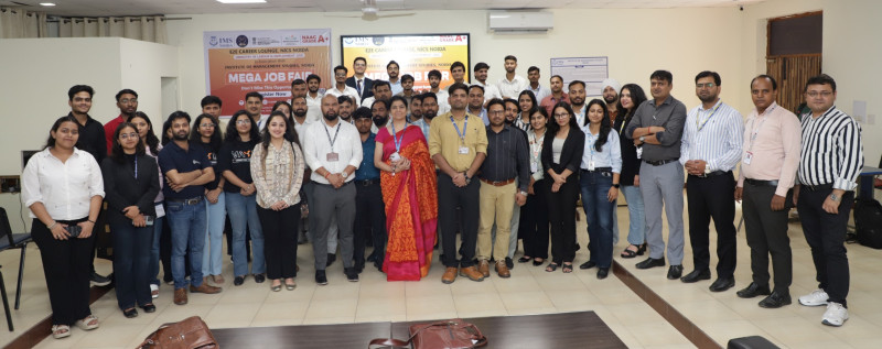IMS Noida Hosts Mega Job Fair in association with Government of India's E2E Career Lounge, NICS Noida Initiative