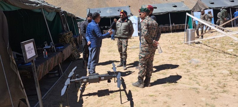 INDIAN ARMY UNVEILS ‘HIM-DRONE-A-THON 2’ TO REVOLUTIONISE HIGH-ALTITUDE OPERATIONS THROUGH THE USE OF DRONES decoding=