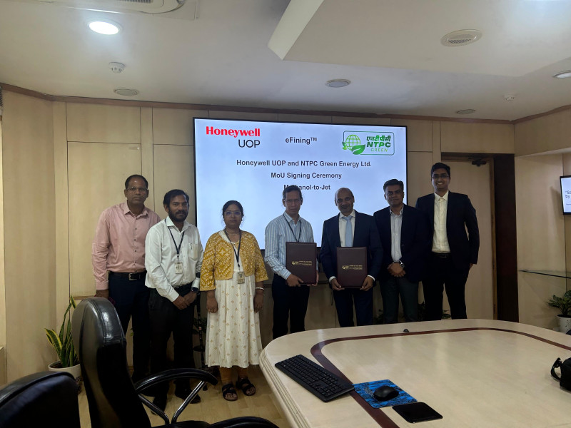 HONEYWELL AND NTPC GREEN PLAN TO JOINTLY PROPEL INDIA'S SUSTAINABLE AVIATION FUEL AMBITIONS decoding=