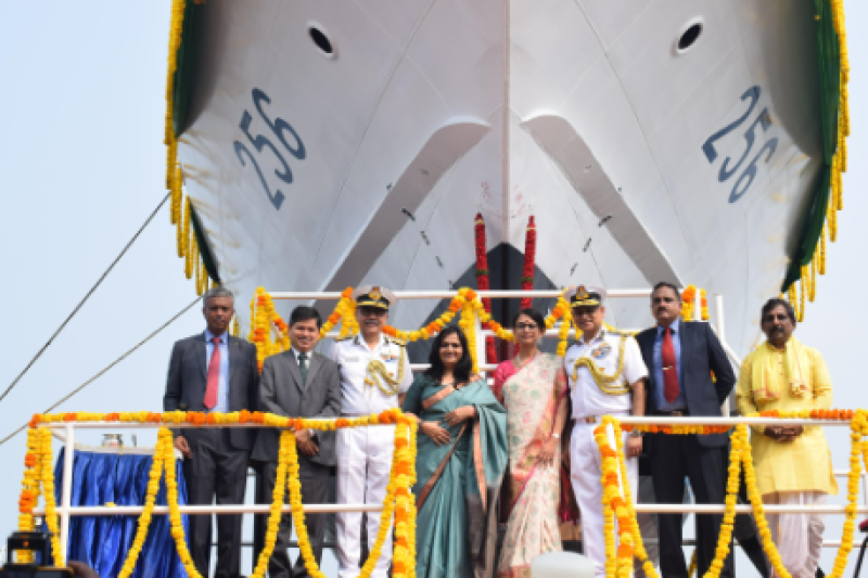 icg-launches-two-fast-patrol-vessels-with-over-60-indigenous-content-built-by-goa-shipyard-ltd