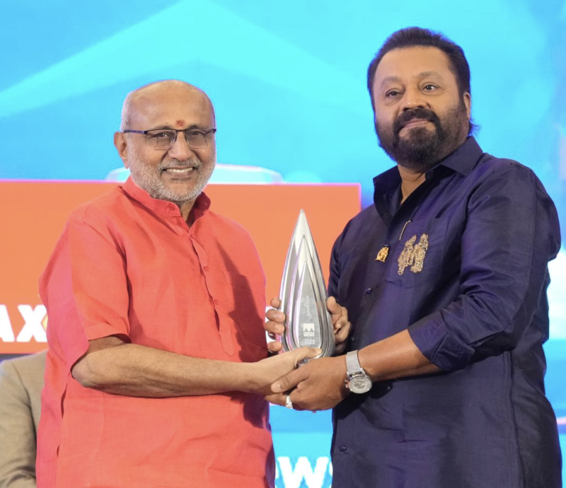 VP C. P. Radhakrishnan Honours Suresh Gopi with Manorama News Newsmaker Award 2024, Calls Him a ‘Success in Cinema and Politics’