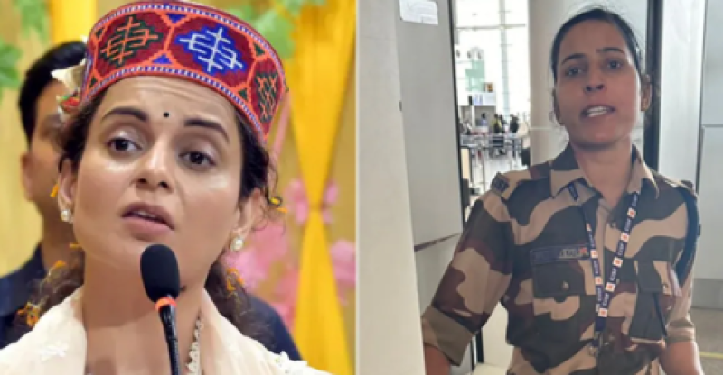 Altercation at Chandigarh Airport: Kangana Ranaut Involved in Heated Exchange with Security Personnel decoding=