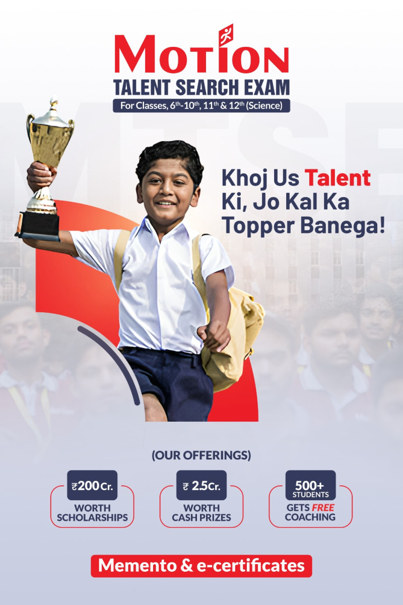 Motion Education Unveils India’s Largest Talent Hunt with ₹200 Cr Scholarships and ₹2.5 Cr Cash Awards