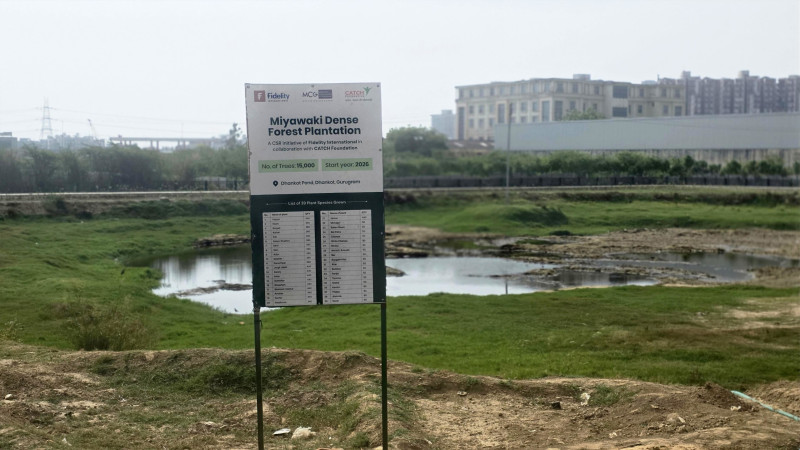Fidelity International unveils a Miyawaki forest with 15,000 native trees to boost Gurugram’s urban ecology decoding=