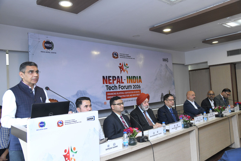“Nepal-India Tech Forum 2026” Organised in New Delhi, for Enhancing Bilateral Cooperation in Digital Innovation, Infrastructure and Investment decoding=