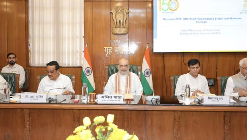 union-home-minister-and-minister-of-cooperation-shri-amit-shah-chairs-a-high-level-meeting-to-review-the-preparedness-of-flood-management-in-new-delhi-today