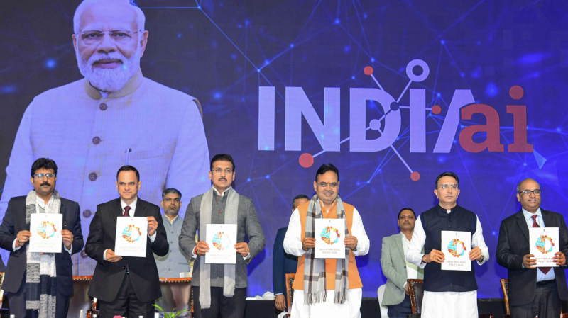 cm-bhajanlal-sharma-launches-rajasthan-ai-ml-policy-2026-and-national-ai-literacy-program-mous-signed-with-google-iit-delhi