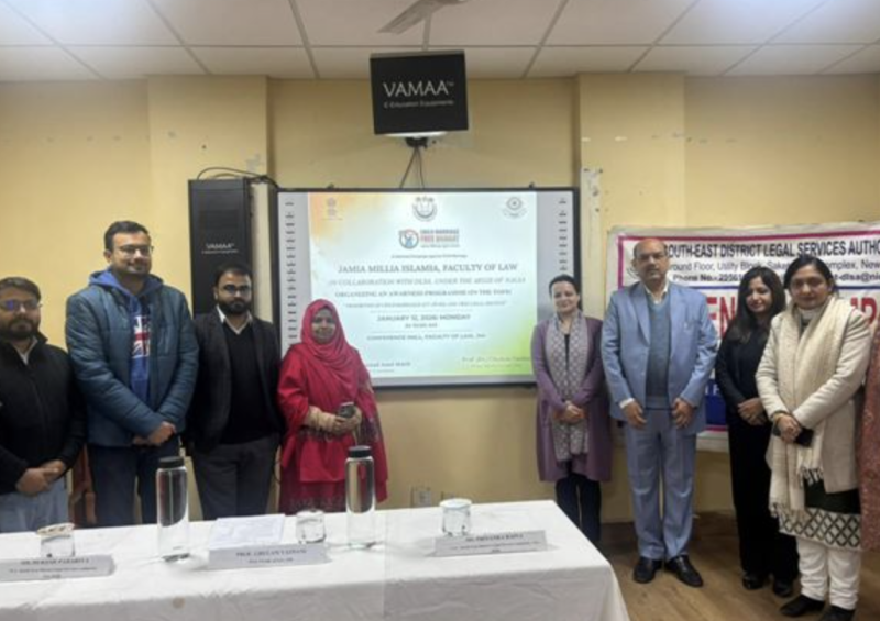 Awareness Programme on “100 Days Bal Vivah Mukt Bharat” held at Faculty of Law, Jamia Millia Islamia