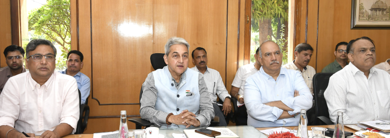 State-Level Review Meeting Chaired by Chief Secretary decoding=