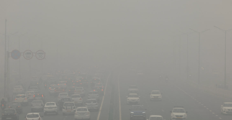 Noida's Air Quality Plunges to Hazardous Levels Amid Winter Smog decoding=
