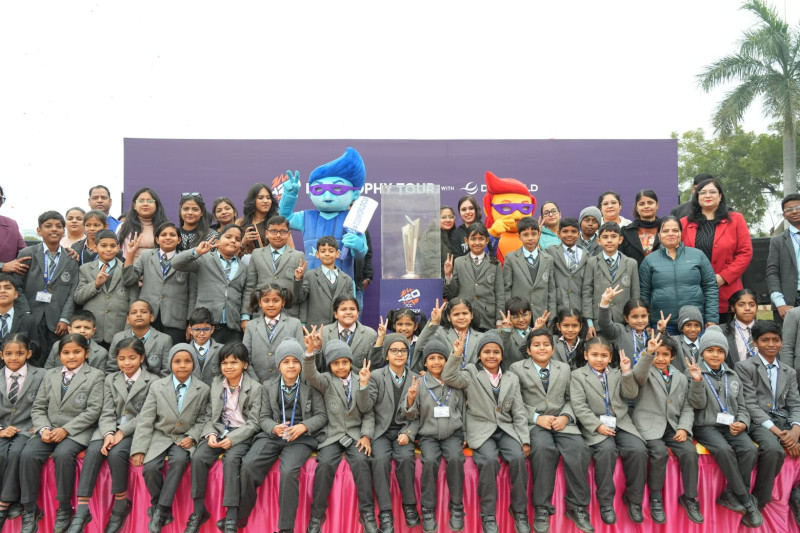 icc-mens-t20-world-cup-2026-trophy-tour-with-dp-world-visits-the-alma-mater-of-indias-t20i-skipper-suryakumar-yadav-under-the-class-of-26-initiative