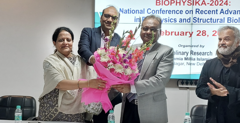 JMI organizes ‘BIOPHYSIKA- 2024’- National Conference on Recent Advancements in Biophysics and Structural Biology decoding=