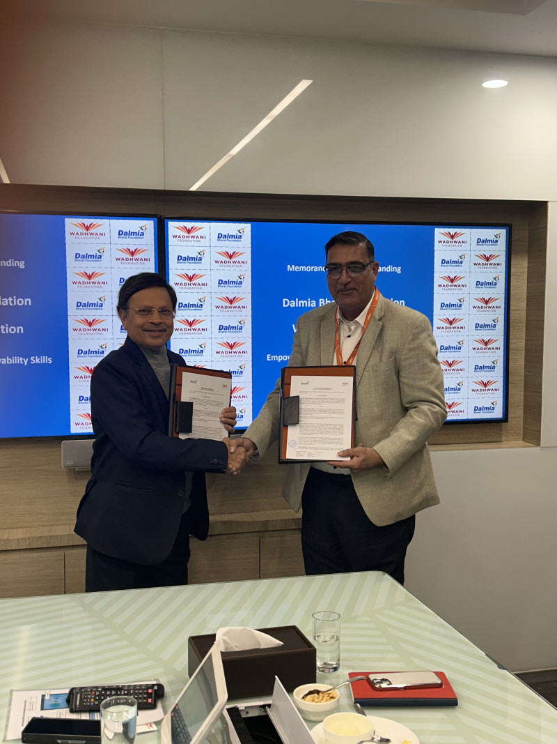 Dalmia Bharat Foundation Partners with Wadhwani Foundation to Enhance Employability Skills for Youth under DIKSHa decoding=