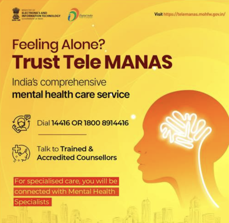 Tele MANAS: Revolutionizing Mental Health Care in India decoding=