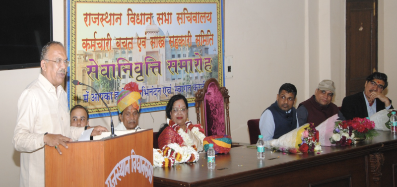 two-rajasthan-assembly-staff-retire-speaker-calls-for-upholding-legislative-dignity