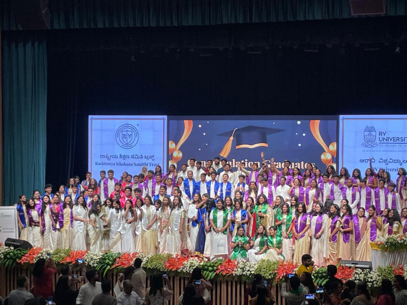 RV University Holds 3rd Annual Convocation's 259 students graduate across six streams