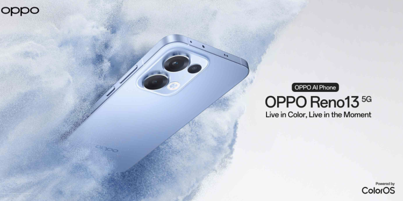 OPPO India Introduces the Sky-Blue Variant to the Reno13 Series