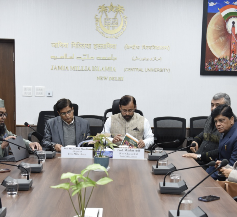VC and Registrar, JMI, launch Jamia Schools Admission Prospectus 2026-27; Online applications open from today; No fee hike for session 2026-27 decoding=