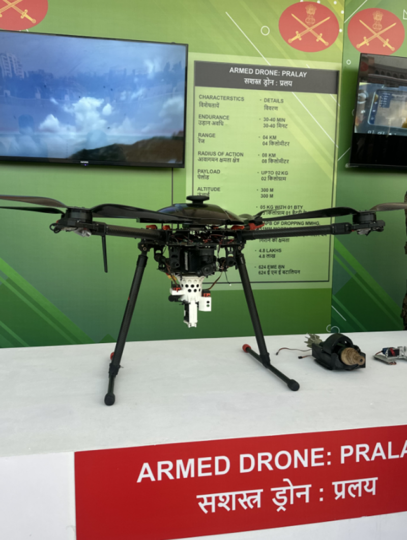 know-your-army-exhibition-showcases-pralay-drones-strike-capability-from-4-km-range