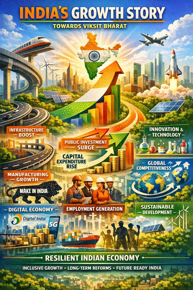 union-budget-202627-pe-gs-expenditure-at-5347-lakh-cr-receipts-rise-72-tax-revenues-up-8