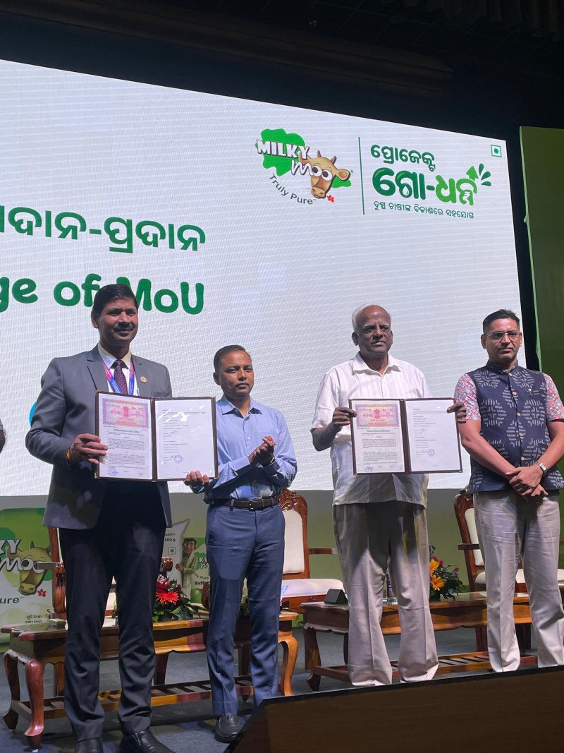 HATSUN AGRO PRODUCT LTD. PARTNERS WITH GOVERNMENT OF ODISHA AND STATE BANK OF INDIA TO LAUNCH ‘GO-DHAN’TO EMPOWER DAIRY FARMERS decoding=
