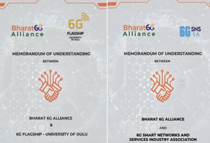 Bharat 6G Alliance forms Strategic Partnership with 6G IA of Europe and 6G Flagship of Oulu University, Finland to Drive 6G Innovations decoding=