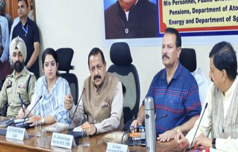 Govt. working with the spirit of Jan-Bhagidari and Sankalp se Siddhi, affirms Dr Jitendra Singh decoding=