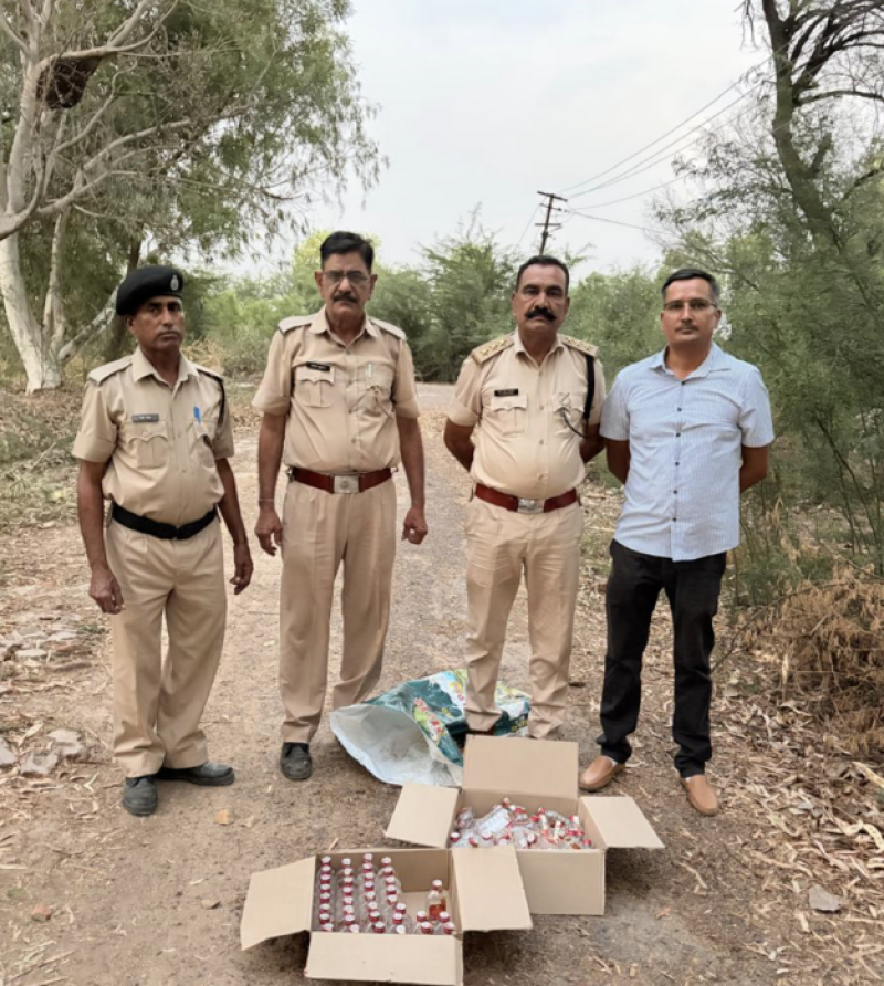 Rajasthan Cracks Down on Illegal Liquor: 22,410 Litres of Wash Destroyed, 12 Arrested decoding=