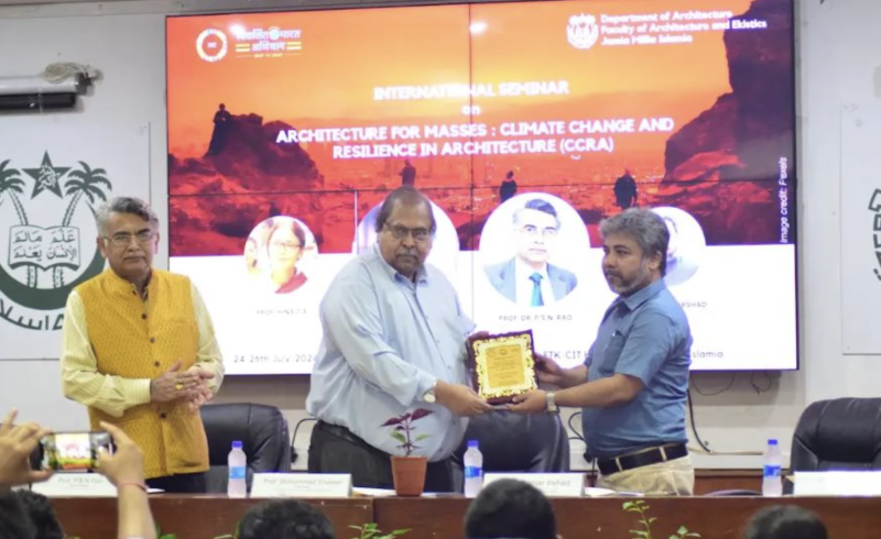 JMI organises International Seminar on ‘Architecture for Masses: Climate Change and Resilience in Architecture’