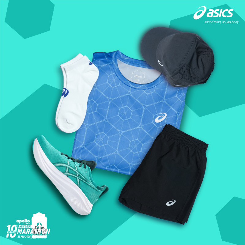 asics-india-unveils-limited-edition-merchandise-for-apollo-tyres-new-delhi-marathon-2025