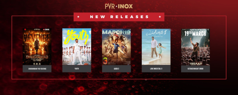 PVR INOX Brings Diverse Cinematic Slate with Dhurandhar: The Revenge, Aadu 3 and More decoding=