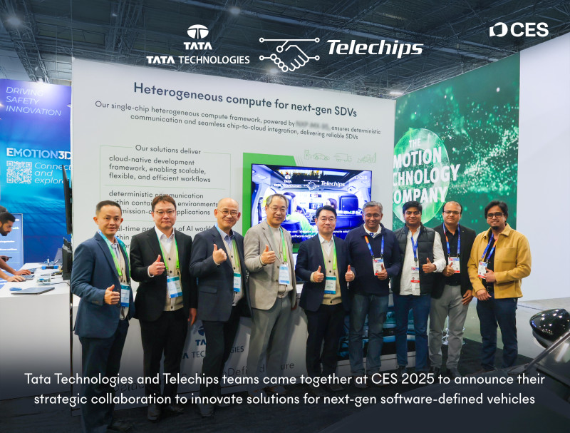 Tata Technologies and Telechips join forces to innovate solutions for next-gen software-defined vehicles (SDVs) decoding=