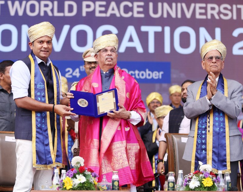 Character building, discipline key to nation-building: Governor Arlekar motivates youth at MIT-WPU convocation decoding=